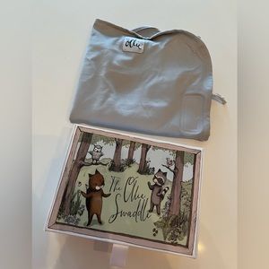 The Ollie Swaddle in Stone - $28